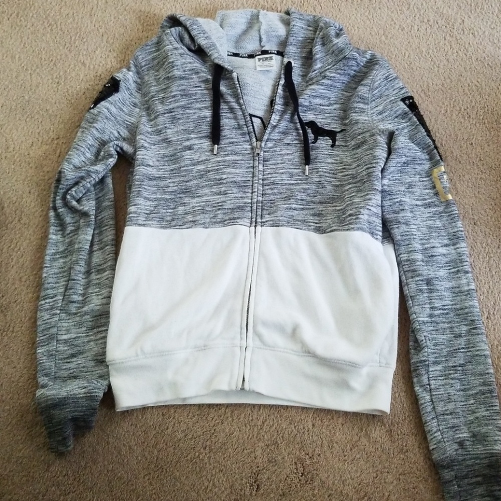 SOLD VS Pink Bling Zip Up Hoodie SOLD